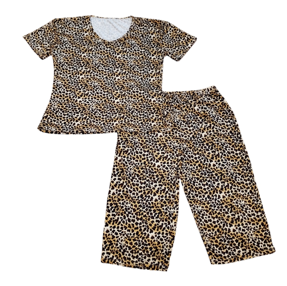 NWOT Leopard Print Pajama Set
